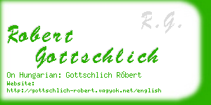 robert gottschlich business card